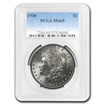 1878-1904 Morgan Dollars MS-65 PCGS (5 Different Dates/Mints)