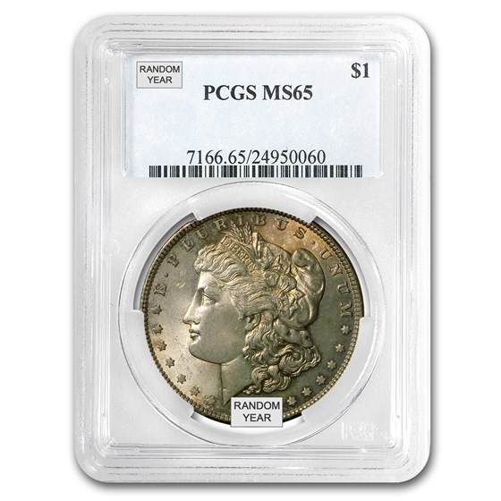1878-1904 Morgan Dollars MS-65 PCGS (Toned, Obv/Rev) 1878-1904 Morgan Dollars MS-65 PCGS (Toned, Obv/Rev)