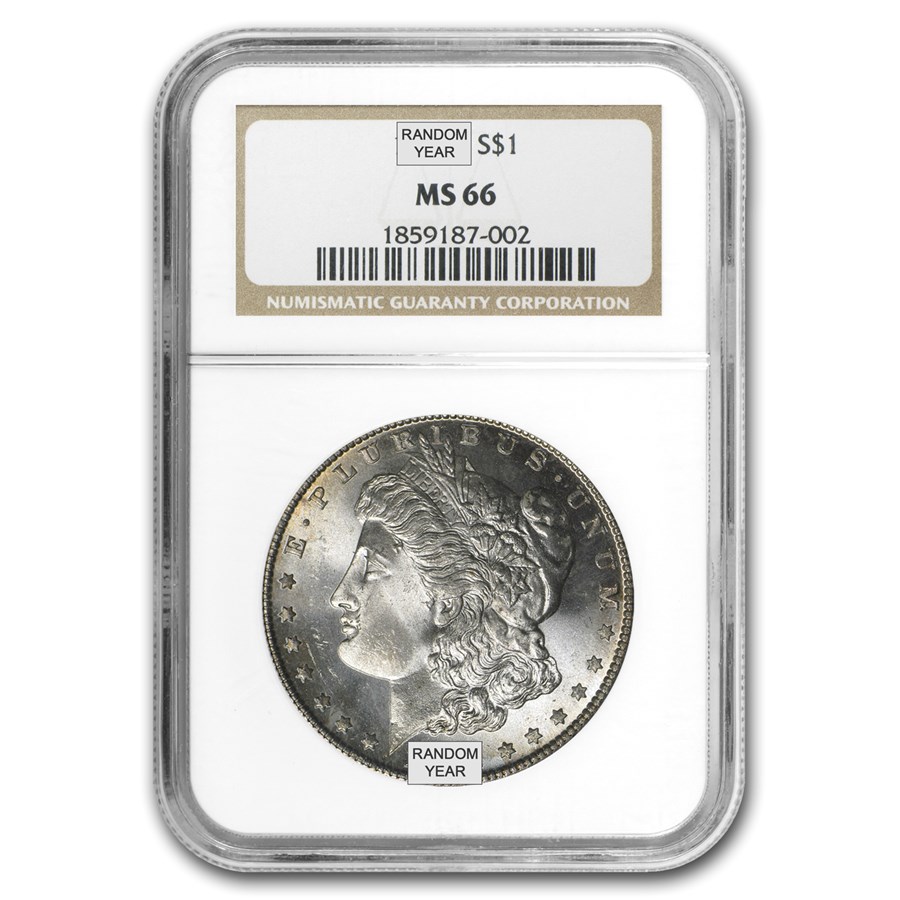 1878-1904 Morgan Dollars MS-66 NGC