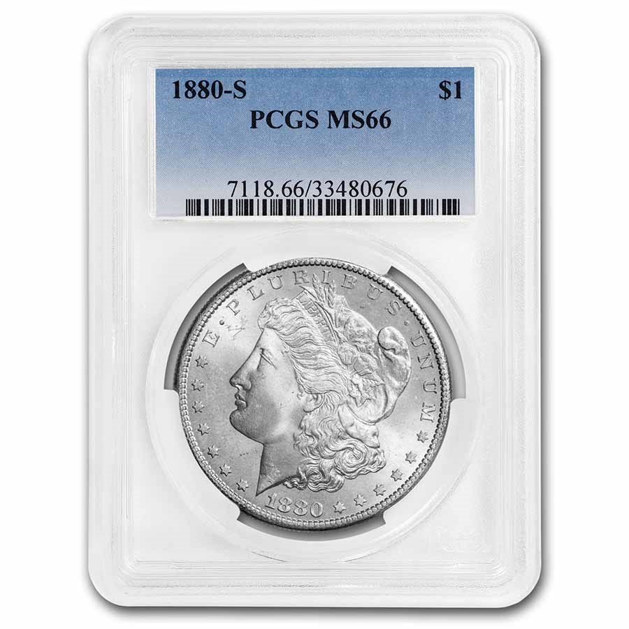 1878-1904 Morgan Dollars MS-66 PCGS