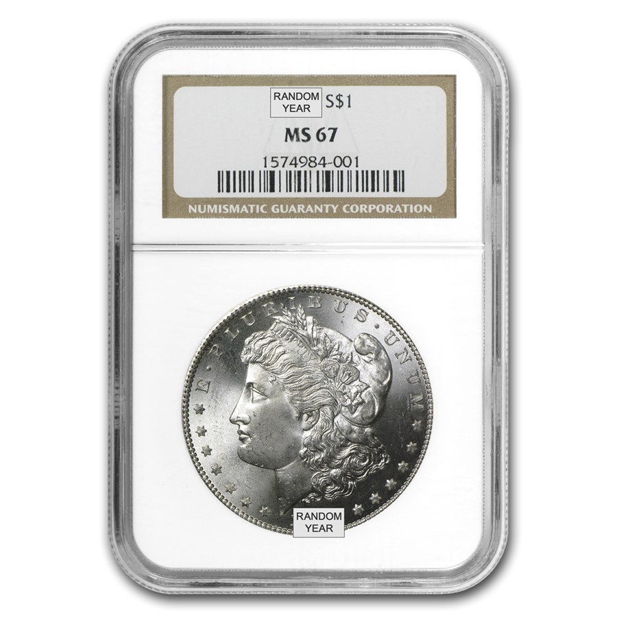 1878-1904 Morgan Dollars MS-67 NGC