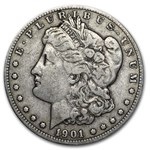 1878-1904 Morgan Dollars VG/VF (20 Different Dates/Mints)
