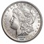 1878-1904 Morgan Silver Dollar BU - w/Christmas Tree Card