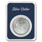 1878-1904 Morgan Silver Dollar BU - w/Dove of Peace Card