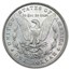 1878-1904 Morgan Silver Dollar BU - w/Happy Holidays Card