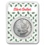1878-1904 Morgan Silver Dollar BU - w/Merry Christmas Card