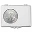 1878-1904 Morgan Silver Dollar BU - w/Snap-Lock, Eagle Design