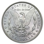 1878-1904 Morgan Silver Dollar BU - w/Snowy Village Card