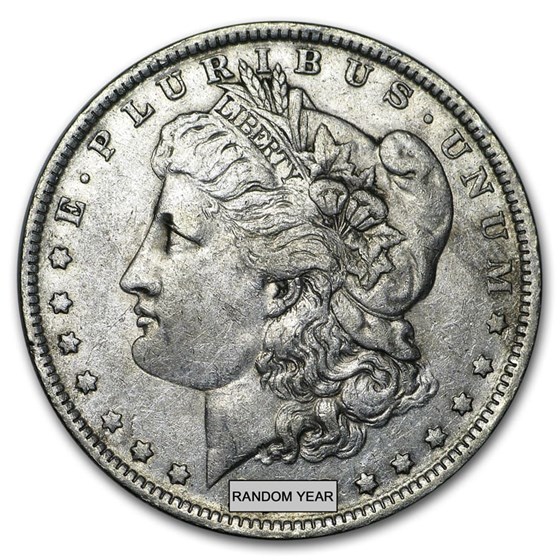 1878-1904 Morgan Silver Dollar XF (Cleaned, Random Year)