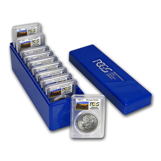 1878-1904 Stage Coach Dollar BU PCGS (10 Different Dates/Mints) 1878-1904 Stage Coach Dollar BU PCGS (10 Different Dates/Mints)