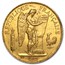1878-1914 France Gold 100 Francs Lucky Angel (Avg Circ)