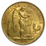 1878-1914 France Gold 100 Francs Lucky Angel BU