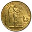1878-1914 France Gold 100 Francs Lucky Angel (BU)