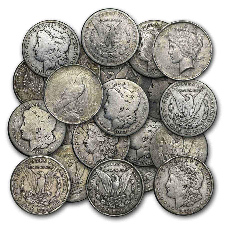1878-1935 Silver Dollar Cull-VG (Mixed, Random Year) - Wholesale