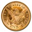 1878 $2.50 Liberty Gold Quarter Eagle MS-63 NGC