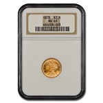 1878 $2.50 Liberty Gold Quarter Eagle MS-63 NGC