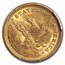 1878 $2.50 Liberty Gold Quarter Eagle MS-63 PCGS