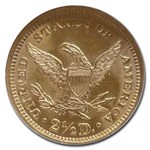 1878 $2.50 Liberty Gold Quarter Eagle MS-64 NGC