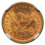 1878 $2.50 Liberty Gold Quarter Eagle MS-66 NGC