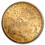 1878 $20 Liberty Gold Double Eagle AU-58 PCGS