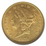 1878 $20 Liberty Gold Double Eagle MS-61 NGC