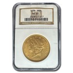 1878 $20 Liberty Gold Double Eagle MS-61 NGC