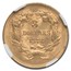 1878 $3 Gold Princess MS-61 NGC