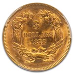 1878 $3 Gold Princess MS-64 PCGS