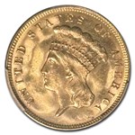 1878 $3 Gold Princess MS-65 PCGS