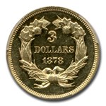 1878 $3 Gold Princess PR-61 Cameo PCGS