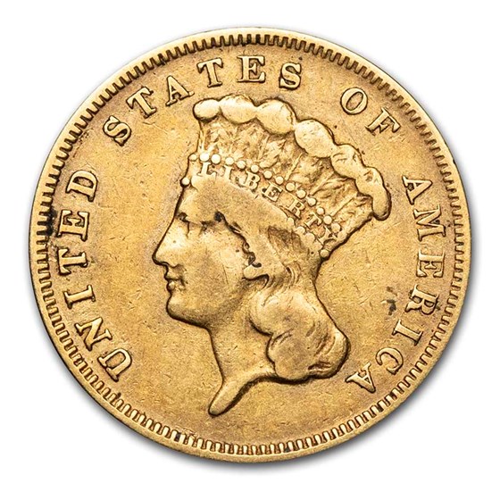 1878 $3 Gold Princess VF 1878 $3 Gold Princess VF