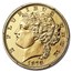 1878 $5.00 Gold Half Eagle Pattern PR-64 PCGS CAC (J-1569 GILT)