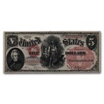 1878 $5.00 Legal Tender Woodchopper New-65 PPQ PMG (Fr#69)