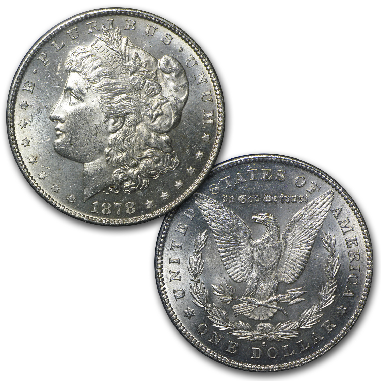 Buy 1878 5-Coin Morgan Dollar Set BU | APMEX