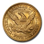 1878 $5 Liberty Gold Half Eagle MS-65 PCGS