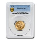 1878 $5 Liberty Gold Half Eagle MS-65 PCGS