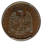 1878 $5 Pattern PR-68 PCGS CAC (Brown, J-1569)