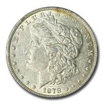 1878 7 TF Morgan Dollar AU-53 PCGS (Rev of 1878)