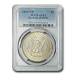 1878 7 TF Morgan Dollar AU-53 PCGS (Rev of 1878)