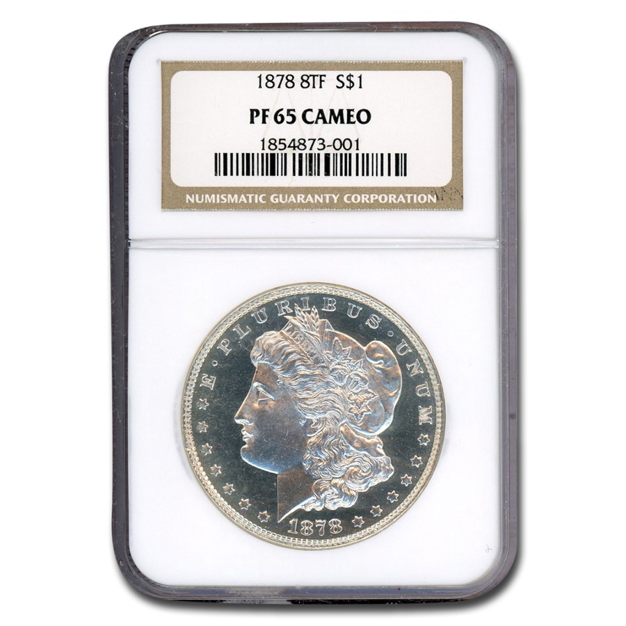 1878 8 TF Morgan Dollar PF-65 Cameo NGC