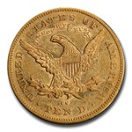 1878-CC $10 Liberty Gold Eagle AU-53 PCGS