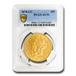 1878-CC $20 Liberty Gold Double Eagle AU-53 PCGS