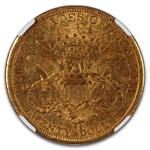 1878-CC $20 Liberty Gold Double Eagle AU-55 NGC