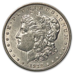 1878-CC Morgan Dollar AU-58 Details (Cleaned) 1878-CC Morgan Dollar AU-58 Details (Cleaned)