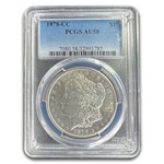 1878-CC Morgan Dollar AU-58 PCGS
