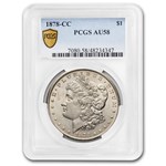 1878-CC Morgan Dollar AU-58 PCGS