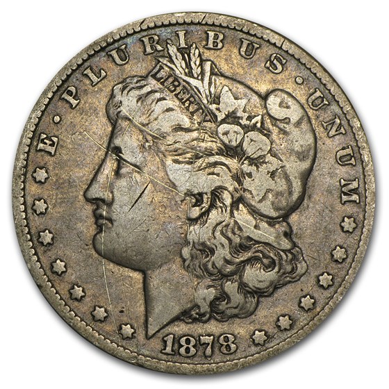 1878-CC Morgan Dollar Fine Details (Cleaned) 1878-CC Morgan Dollar Fine Details (Cleaned)
