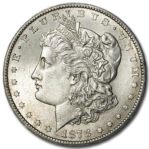 1878-CC Morgan Dollar MS-60+ (Hazy) 1878-CC Morgan Dollar MS-60+ (Hazy)