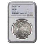 1878-CC Morgan Dollar MS-62 NGC