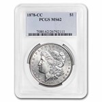 1878-CC Morgan Dollar MS-62 PCGS